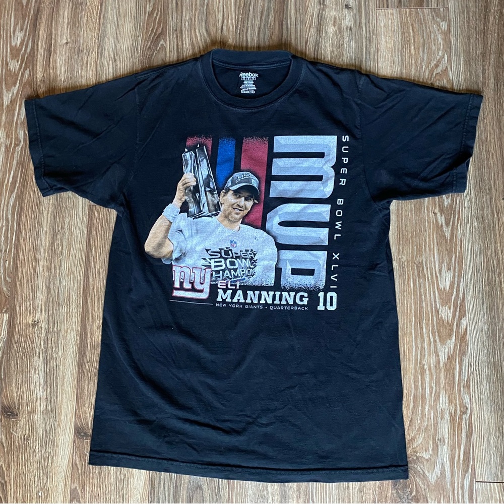 Eli Manning Super Bowl XLVI MVP T-Shirt